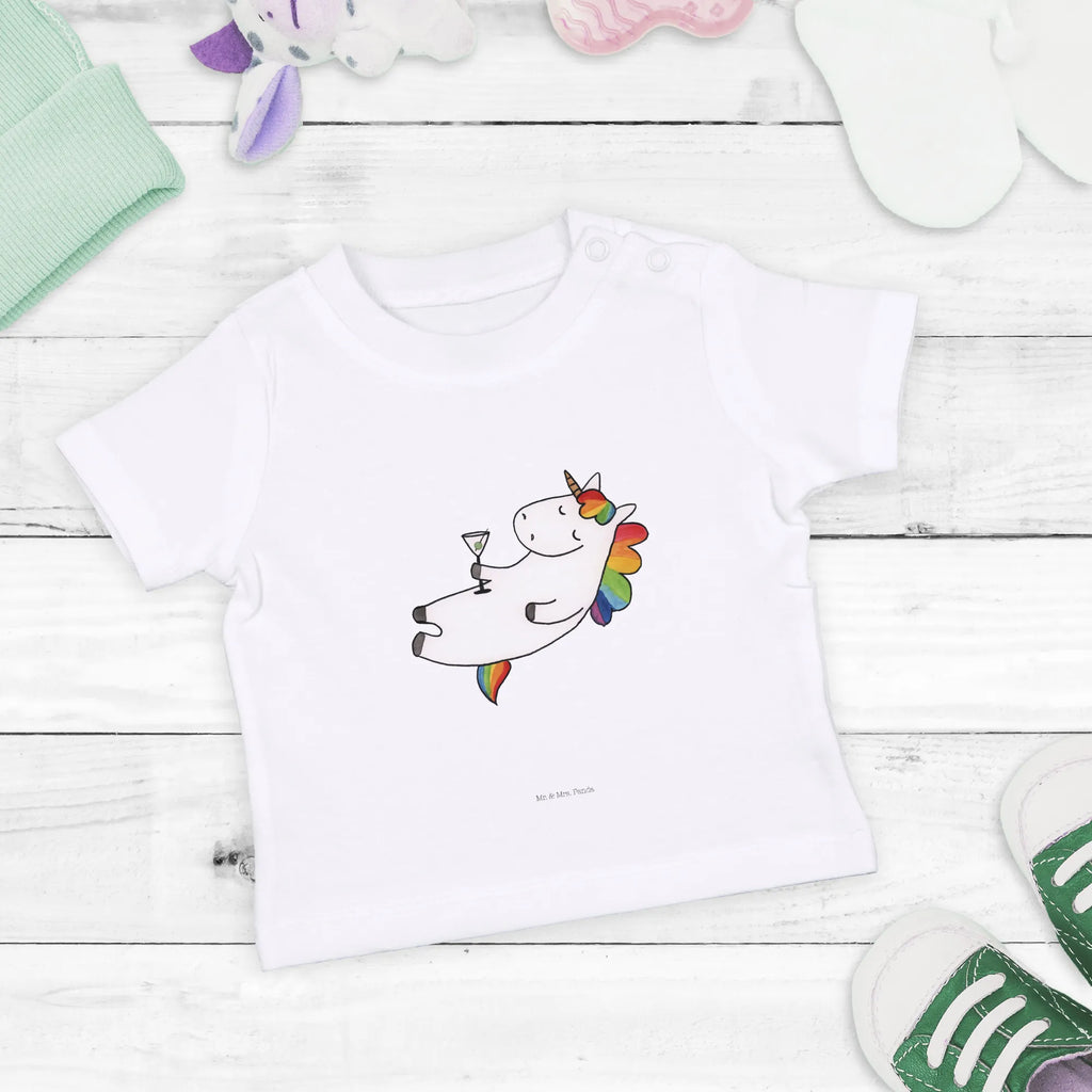 Organic Baby Shirt Einhorn Cocktail Baby T-Shirt, Jungen Baby T-Shirt, Mädchen Baby T-Shirt, Shirt, Einhorn, Einhörner, Einhorn Deko, Pegasus, Unicorn, Party, Spaß, Feiern, Caipirinha, Rum, Cuba Libre, Sekt, Freundin, Geburtstag, lustig, witzig, Spruch, Glitzer