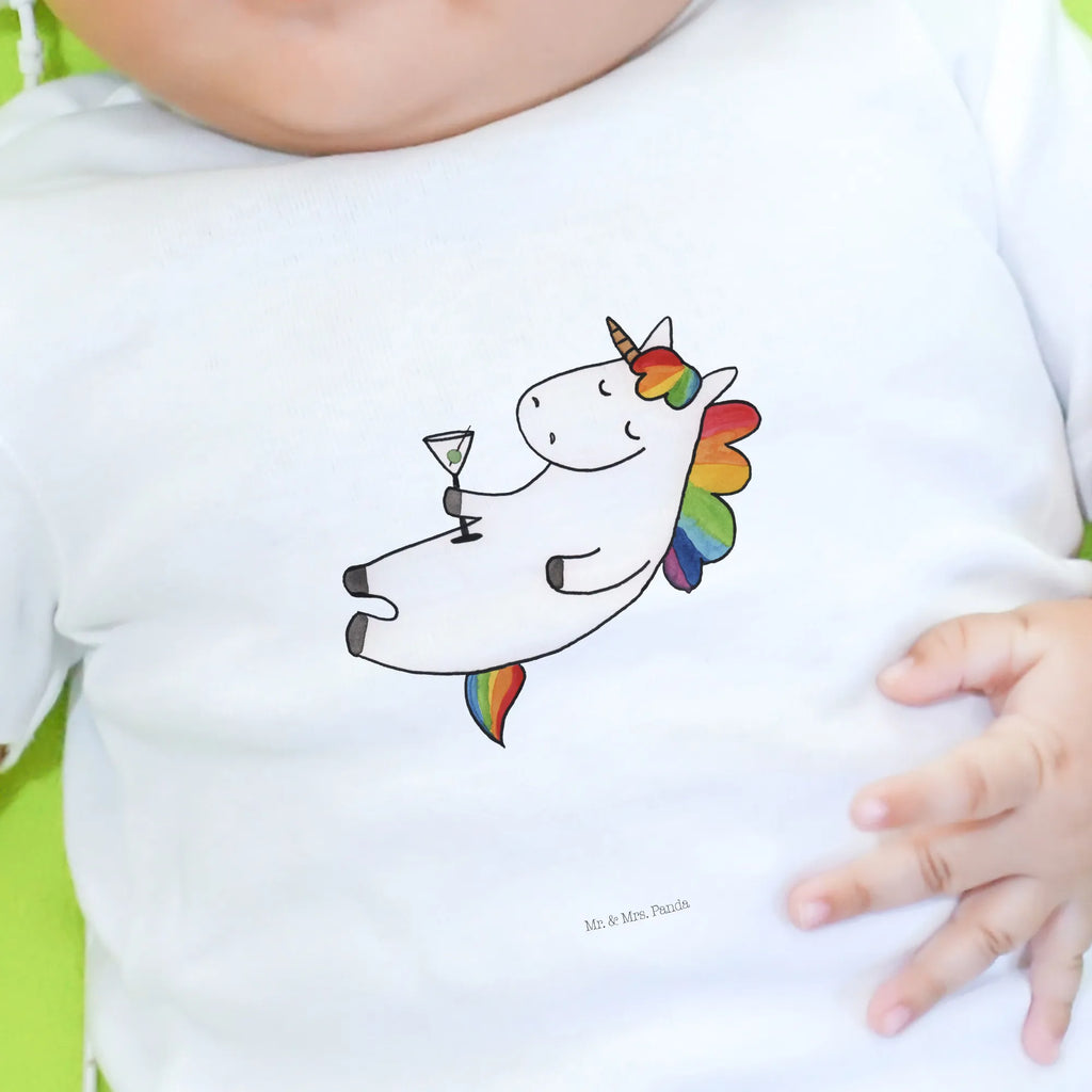 Organic Baby Shirt Einhorn Cocktail Baby T-Shirt, Jungen Baby T-Shirt, Mädchen Baby T-Shirt, Shirt, Einhorn, Einhörner, Einhorn Deko, Pegasus, Unicorn, Party, Spaß, Feiern, Caipirinha, Rum, Cuba Libre, Sekt, Freundin, Geburtstag, lustig, witzig, Spruch, Glitzer