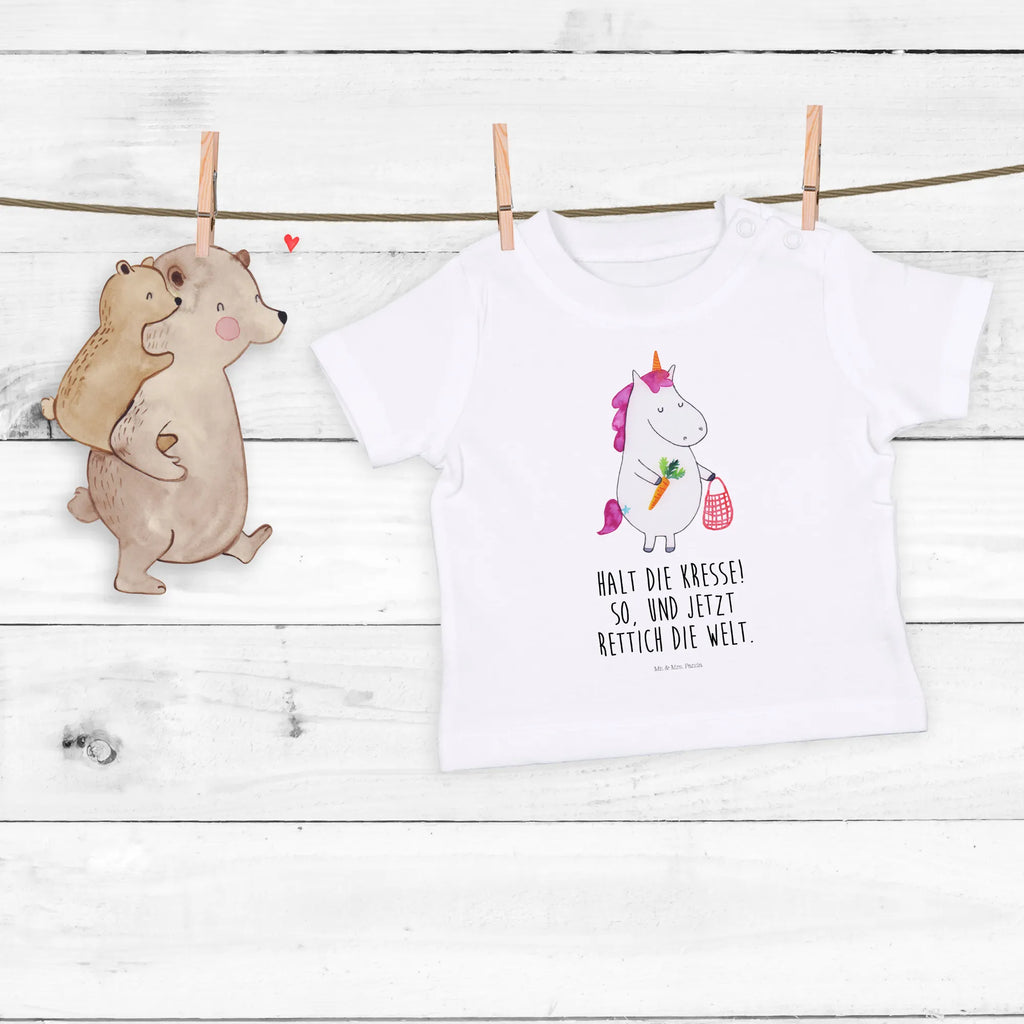 Organic Baby Shirt Einhorn Gemüse Baby T-Shirt, Jungen Baby T-Shirt, Mädchen Baby T-Shirt, Shirt, Einhorn, Einhörner, Einhorn Deko, Pegasus, Unicorn, Biomarkt, Gemüse, Wochenmarkt