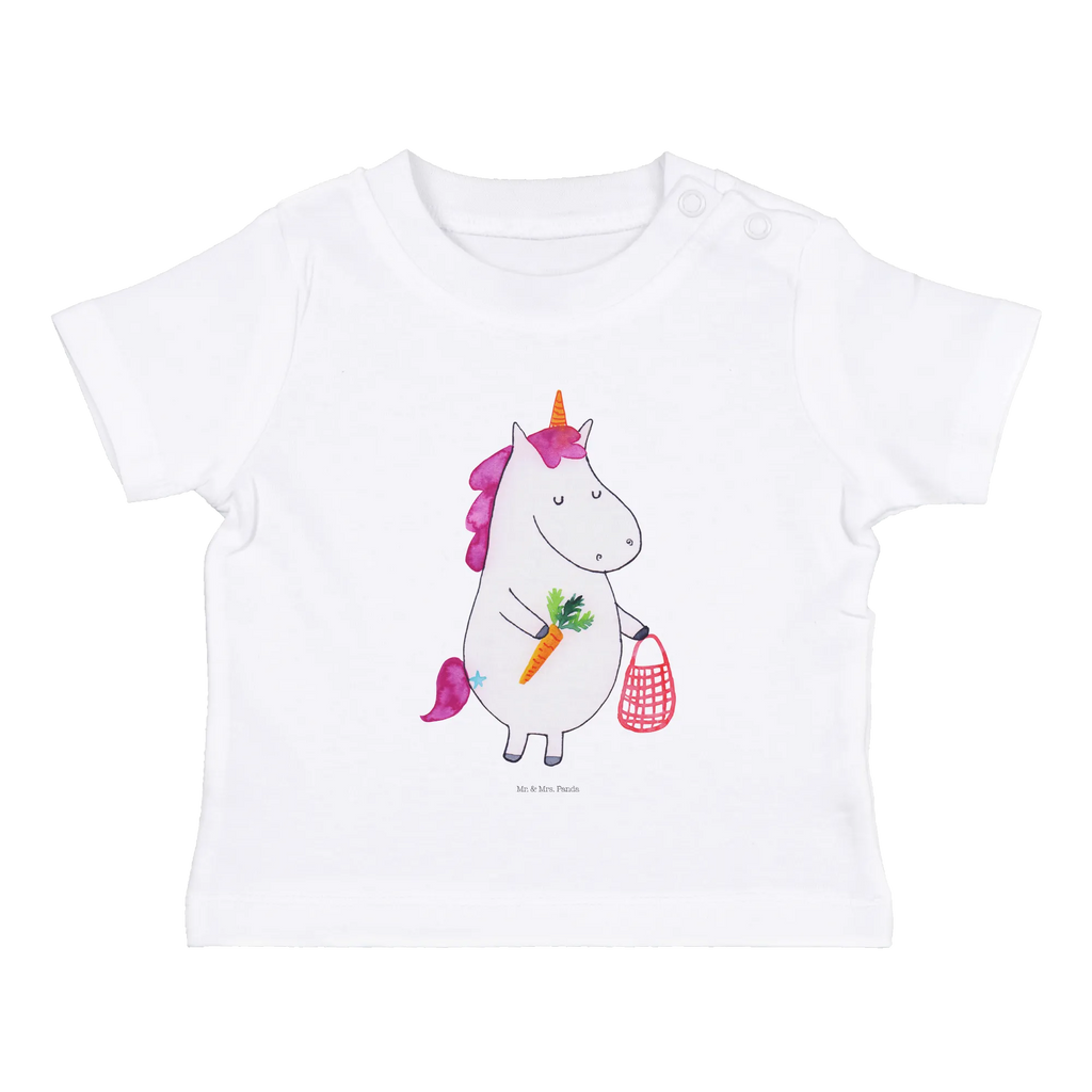 Organic Baby Shirt Einhorn Gemüse Baby T-Shirt, Jungen Baby T-Shirt, Mädchen Baby T-Shirt, Shirt, Einhorn, Einhörner, Einhorn Deko, Pegasus, Unicorn, Biomarkt, Gemüse, Wochenmarkt