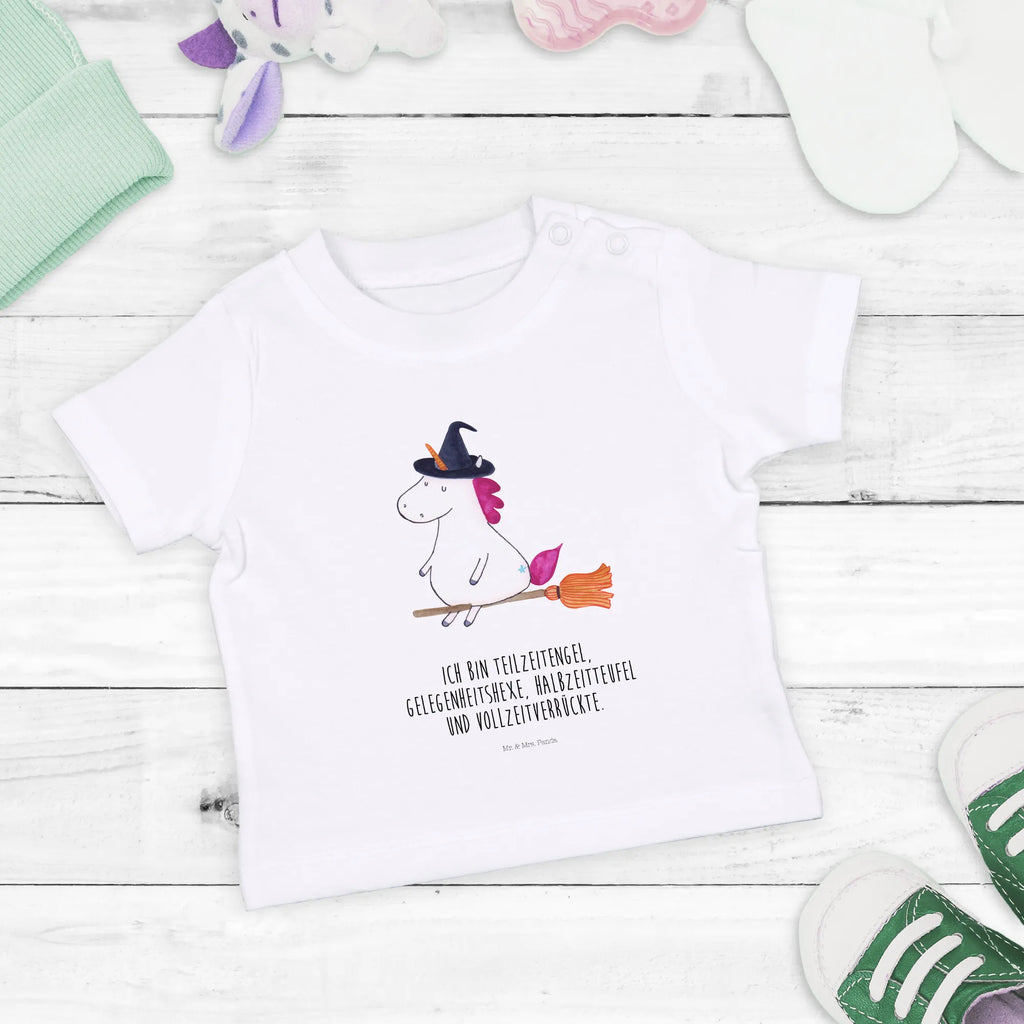 Organic Baby Shirt Einhorn Hexe Baby T-Shirt, Jungen Baby T-Shirt, Mädchen Baby T-Shirt, Shirt, Einhorn, Einhörner, Einhorn Deko, Pegasus, Unicorn, Frau, Ehefrau, Hexe, Teufel, Engel, Verrückte, Freundin, Leben, Zicke