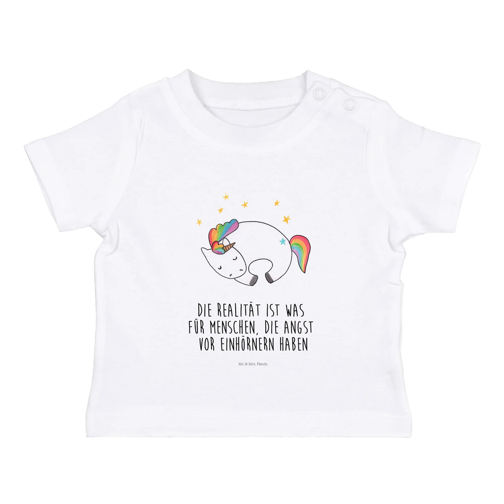 Organic Baby Shirt Einhorn Nacht Baby T-Shirt, Jungen Baby T-Shirt, Mädchen Baby T-Shirt, Shirt, Einhorn, Einhörner, Einhorn Deko, Pegasus, Unicorn, Träume, Traum, unicorn, Realität, Menschen, Geschenk, Ruhe, Freundin