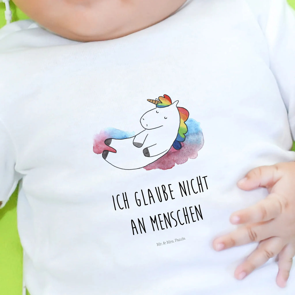 Organic Baby Shirt Einhorn Wolke 7 Baby T-Shirt, Jungen Baby T-Shirt, Mädchen Baby T-Shirt, Shirt, Einhorn, Einhörner, Einhorn Deko, Unicorn, verliebt, Menschen, witzig, lustig, Geschenk, Glaube, Realität, Lächeln