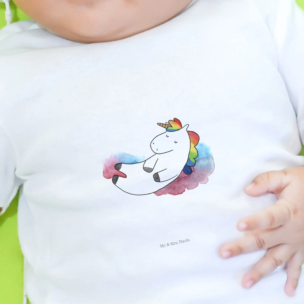 Organic Baby Shirt Einhorn Wolke 7 Baby T-Shirt, Jungen Baby T-Shirt, Mädchen Baby T-Shirt, Shirt, Einhorn, Einhörner, Einhorn Deko, Unicorn, verliebt, Menschen, witzig, lustig, Geschenk, Glaube, Realität, Lächeln