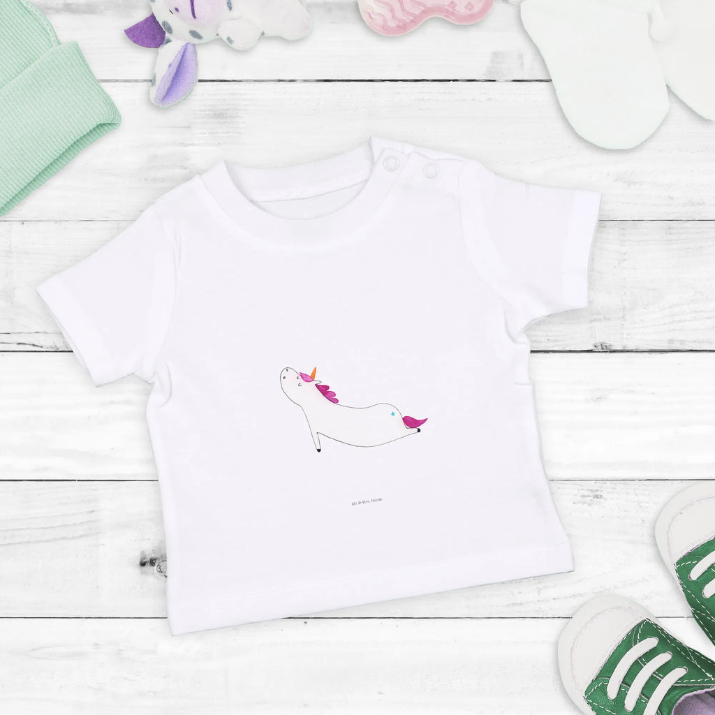 Organic Baby Shirt Einhorn Yoga Baby T-Shirt, Jungen Baby T-Shirt, Mädchen Baby T-Shirt, Shirt, Einhorn, Einhörner, Einhorn Deko, Pegasus, Unicorn, Yoga, Namaste, Achtsamkeit, Entspannung, Joga, Yogamatte, Sport, lustig, witzig, süß