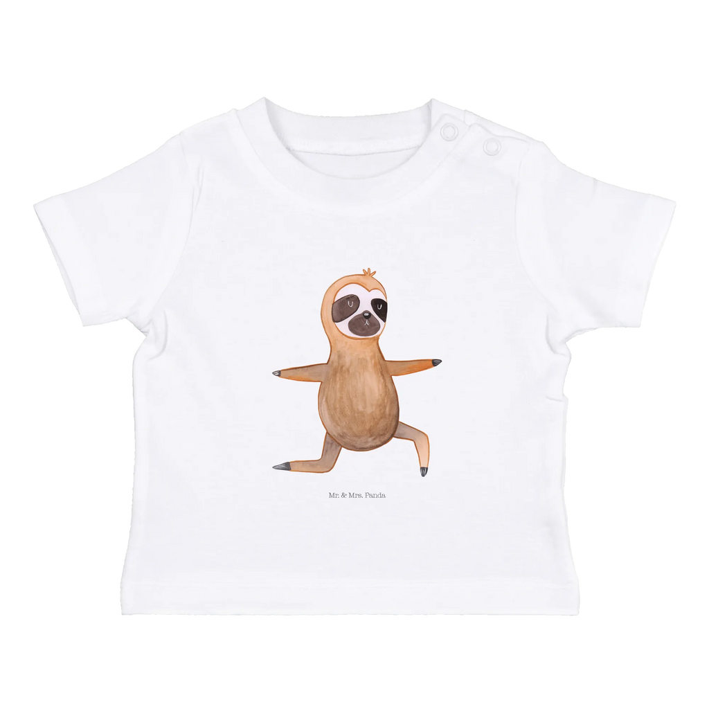 Organic Baby Shirt Faultier Yoga Baby T-Shirt, Jungen Baby T-Shirt, Mädchen Baby T-Shirt, Shirt, Faultier, Faultier Geschenk, Faultier Deko, Faultiere, faul, Lieblingstier, Yoga, Namaste, Krieger, Yogaübungen, Meditation, Atmung, Gelassenheit, Entspannung