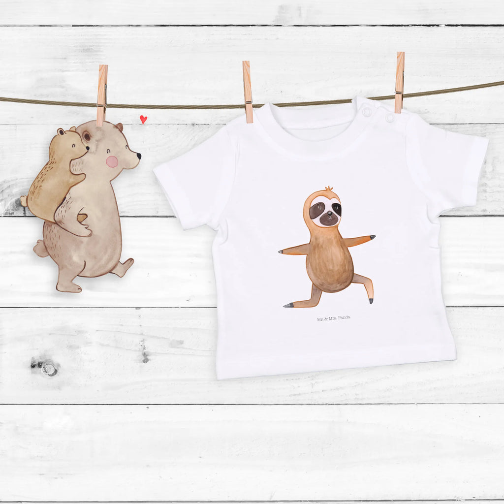 Organic Baby Shirt Faultier Yoga Baby T-Shirt, Jungen Baby T-Shirt, Mädchen Baby T-Shirt, Shirt, Faultier, Faultier Geschenk, Faultier Deko, Faultiere, faul, Lieblingstier, Yoga, Namaste, Krieger, Yogaübungen, Meditation, Atmung, Gelassenheit, Entspannung