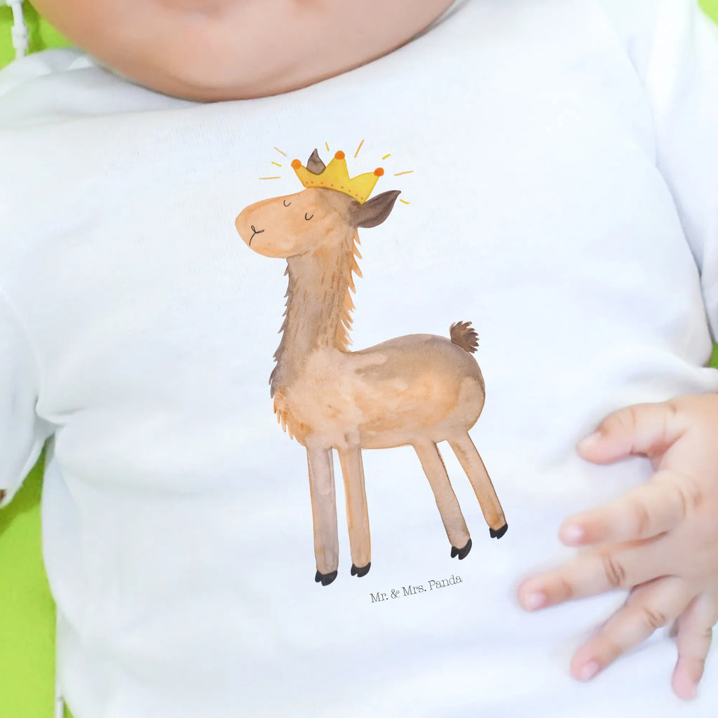 Organic Baby Shirt Lama König Baby T-Shirt, Jungen Baby T-Shirt, Mädchen Baby T-Shirt, Shirt, Lama, Alpaka, Lamas, König, Königin, Freundin, Mama, Papa, Büro Kollege, Kollegin, Chef, Vorgesetzter, Abi, Abitur