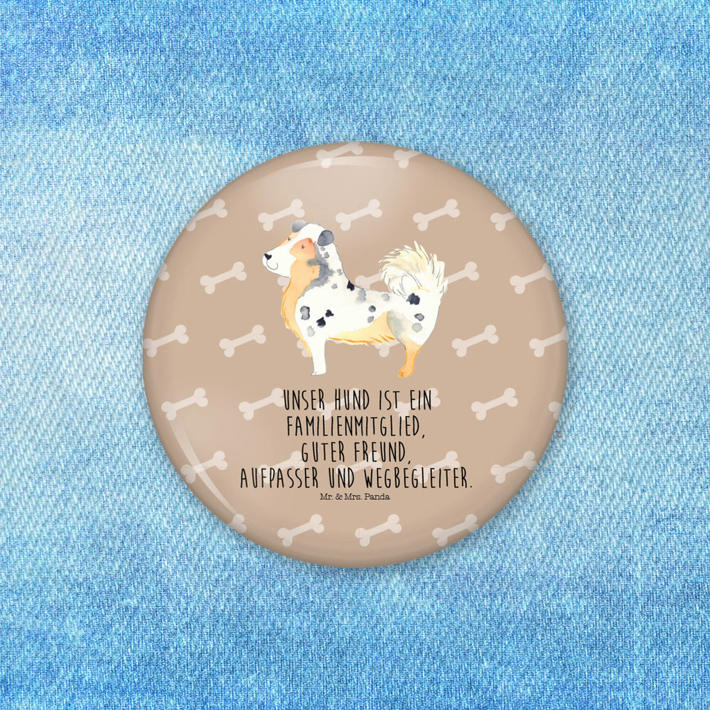 Button Australien Shepherd 50mm Button, Button, Pin, Anstecknadel, Hund, Hundemotiv, Haustier, Hunderasse, Tierliebhaber, Hundebesitzer, Sprüche, Australien Shepherd, Shepherd, Hundeliebe, Familienhund, Spruch