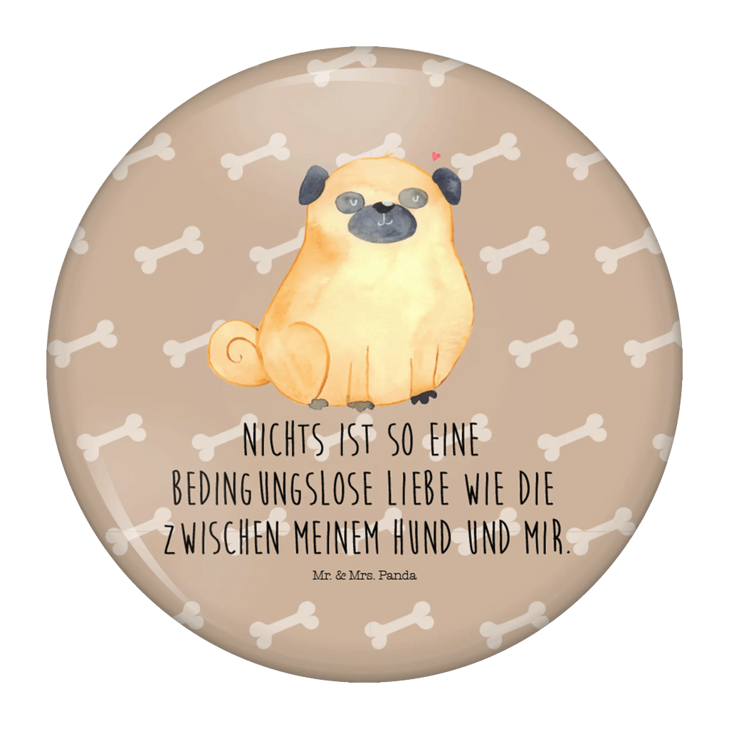 Button Mops 50mm Button, Button, Pin, Anstecknadel, Hund, Hundemotiv, Haustier, Hunderasse, Tierliebhaber, Hundebesitzer, Sprüche, Mops, Liebe, Hundeliebe