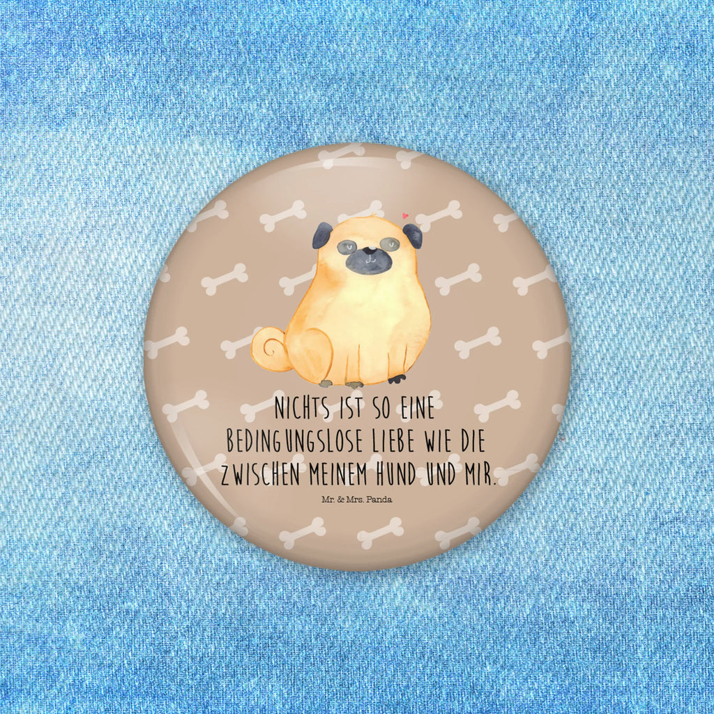 Button Mops 50mm Button, Button, Pin, Anstecknadel, Hund, Hundemotiv, Haustier, Hunderasse, Tierliebhaber, Hundebesitzer, Sprüche, Mops, Liebe, Hundeliebe