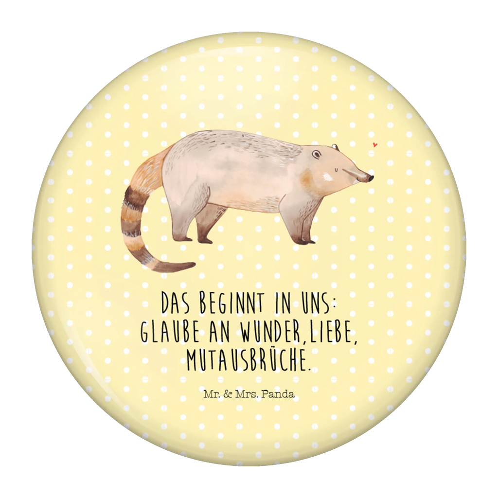 Button Nasenbaer 50mm Button, Button, Pin, Anstecknadel, Tiermotive, Gute Laune, lustige Sprüche, Tiere, Nasenbär, Nasenbären, Rüsselbär, Bär