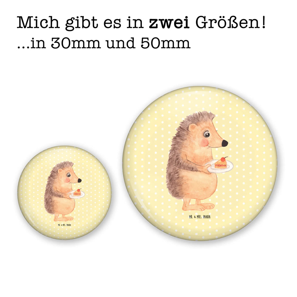 Button Igel mit Kuchenstück 50mm Button, Button, Pin, Anstecknadel, Tiermotive, Gute Laune, lustige Sprüche, Tiere, Igel, Essen Spruch, Kuchen, Backen Geschenk, Kuchen backen, Einladung Party, Geburtstagskuchen, Torte