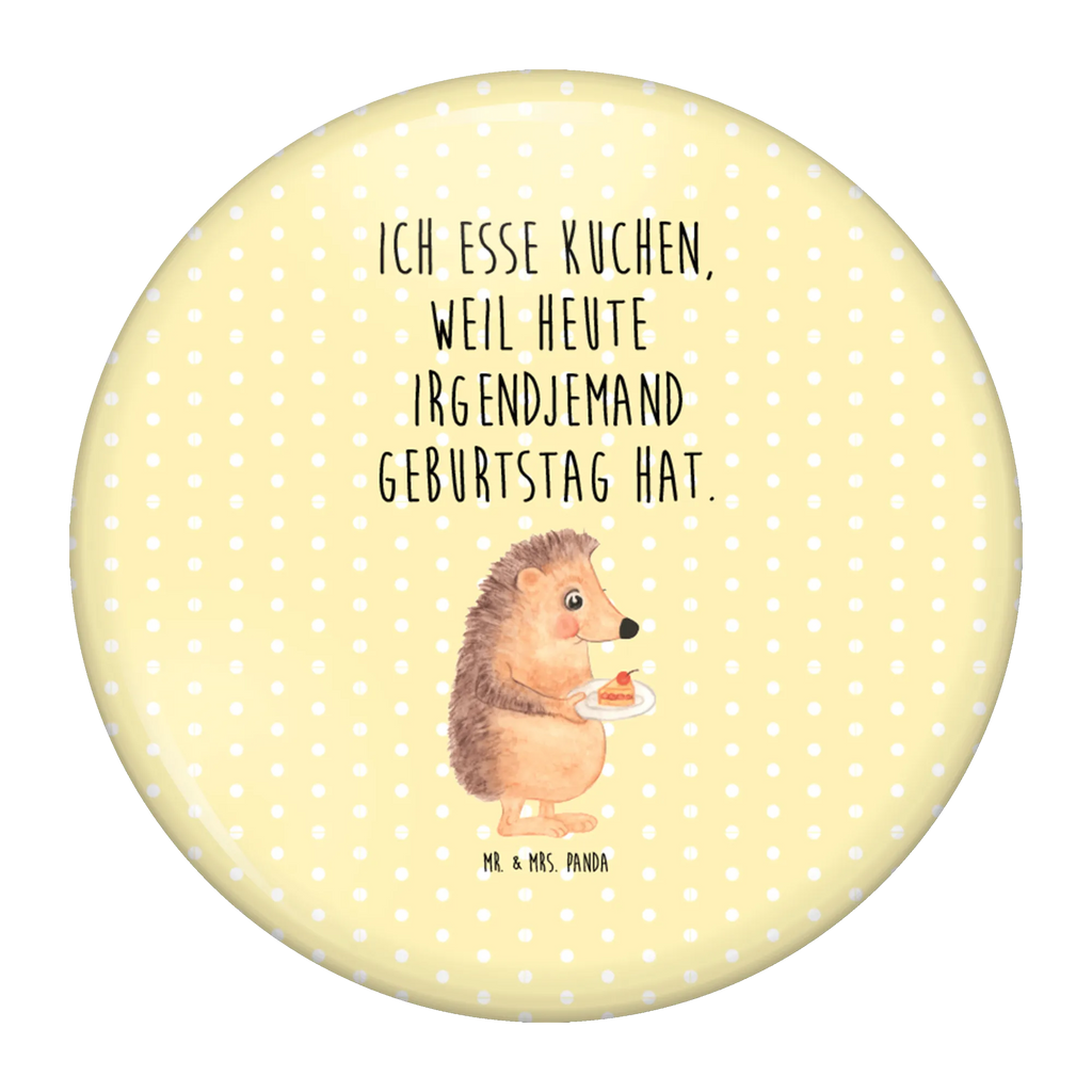 Button Igel mit Kuchenstück 50mm Button, Button, Pin, Anstecknadel, Tiermotive, Gute Laune, lustige Sprüche, Tiere, Igel, Essen Spruch, Kuchen, Backen Geschenk, Kuchen backen, Einladung Party, Geburtstagskuchen, Torte