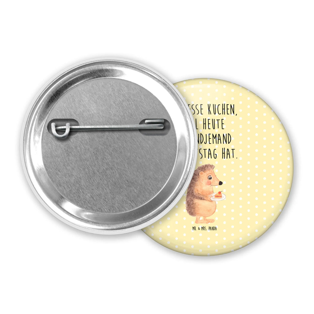 Button Igel mit Kuchenstück 50mm Button, Button, Pin, Anstecknadel, Tiermotive, Gute Laune, lustige Sprüche, Tiere, Igel, Essen Spruch, Kuchen, Backen Geschenk, Kuchen backen, Einladung Party, Geburtstagskuchen, Torte