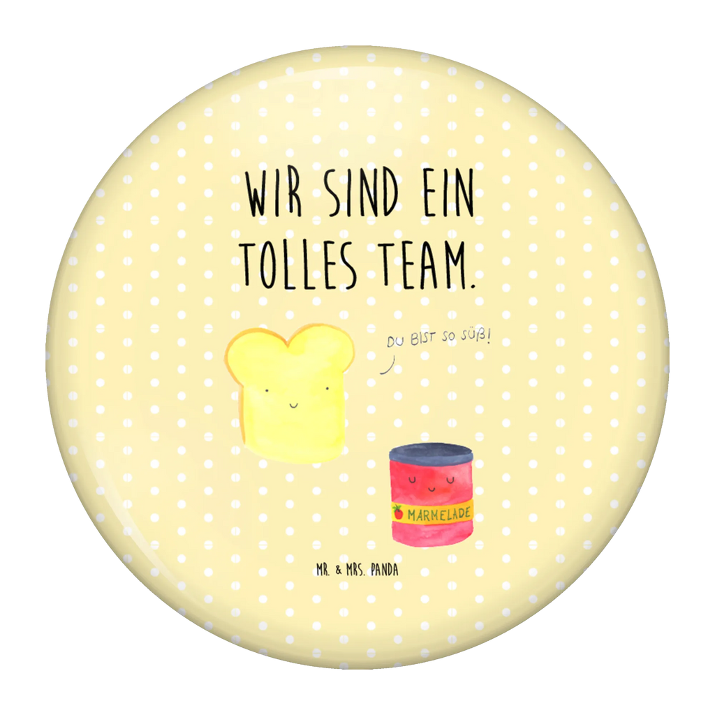 Button Toast & Marmelade 50mm Button, Button, Pin, Anstecknadel, Tiermotive, Gute Laune, lustige Sprüche, Tiere, Toast, Marmelade, Dreamteam, süße Postkarte, süß, Küche Deko, Küche Spruch, Frühstück Einladung, Brot, Toastbrot