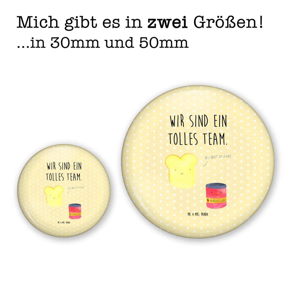 Button Toast & Marmelade 50mm Button, Button, Pin, Anstecknadel, Tiermotive, Gute Laune, lustige Sprüche, Tiere, Toast, Marmelade, Dreamteam, süße Postkarte, süß, Küche Deko, Küche Spruch, Frühstück Einladung, Brot, Toastbrot