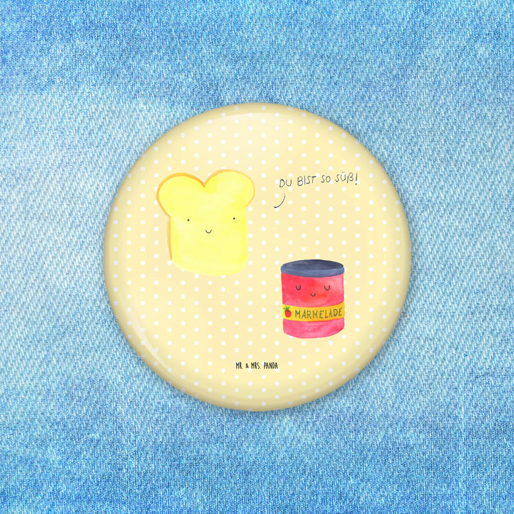 Button Toast & Marmelade 50mm Button, Button, Pin, Anstecknadel, Tiermotive, Gute Laune, lustige Sprüche, Tiere, Toast, Marmelade, Dreamteam, süße Postkarte, süß, Küche Deko, Küche Spruch, Frühstück Einladung, Brot, Toastbrot