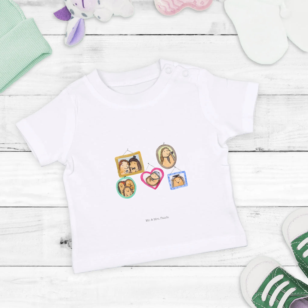 Organic Baby Shirt Igel Familie Baby T-Shirt, Jungen Baby T-Shirt, Mädchen Baby T-Shirt, Shirt, Familie, Vatertag, Muttertag, Bruder, Schwester, Mama, Papa, Oma, Opa, Liebe, Igel, Bilder, Zusammenhalt, Glück