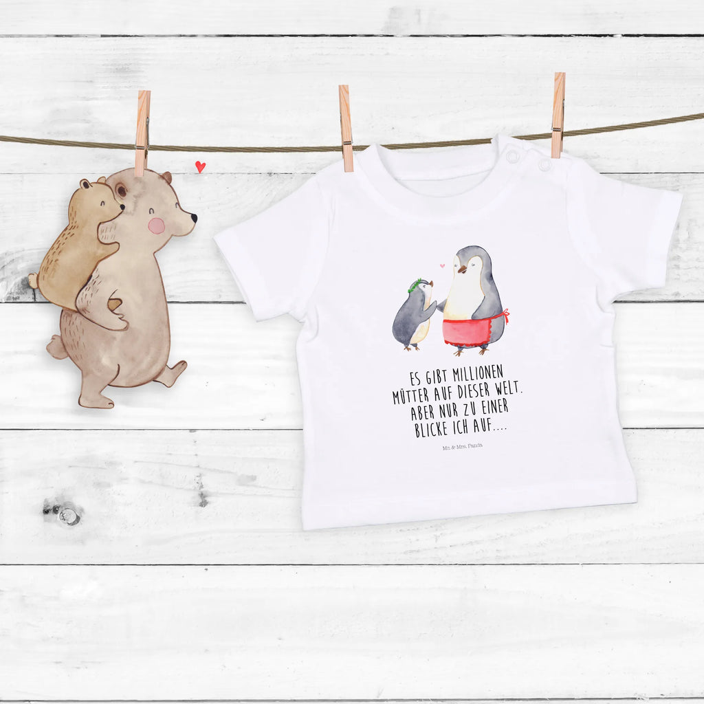 Organic Baby Shirt Pinguin mit Kind Baby T-Shirt, Jungen Baby T-Shirt, Mädchen Baby T-Shirt, Shirt, Familie, Vatertag, Muttertag, Bruder, Schwester, Mama, Papa, Oma, Opa, Geschenk, Mami, Mutti, Mutter, Geburststag