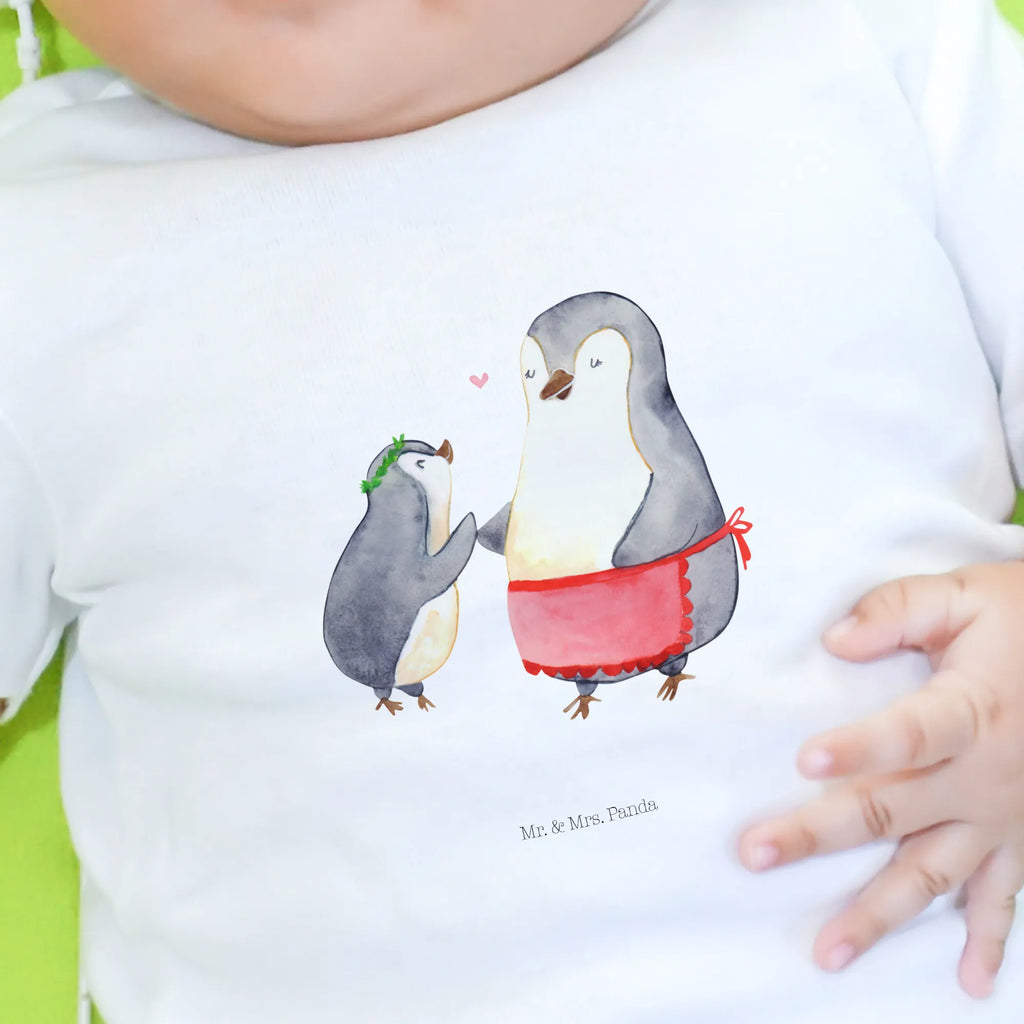 Organic Baby Shirt Penguin with child Baby T-Shirt, Jungen Baby T-Shirt, Mädchen Baby T-Shirt, Shirt, Familie, Vatertag, Muttertag, Bruder, Schwester, Mama, Papa, Oma, Opa, Geschenk, Mami, Mutti, Mutter, Geburststag
