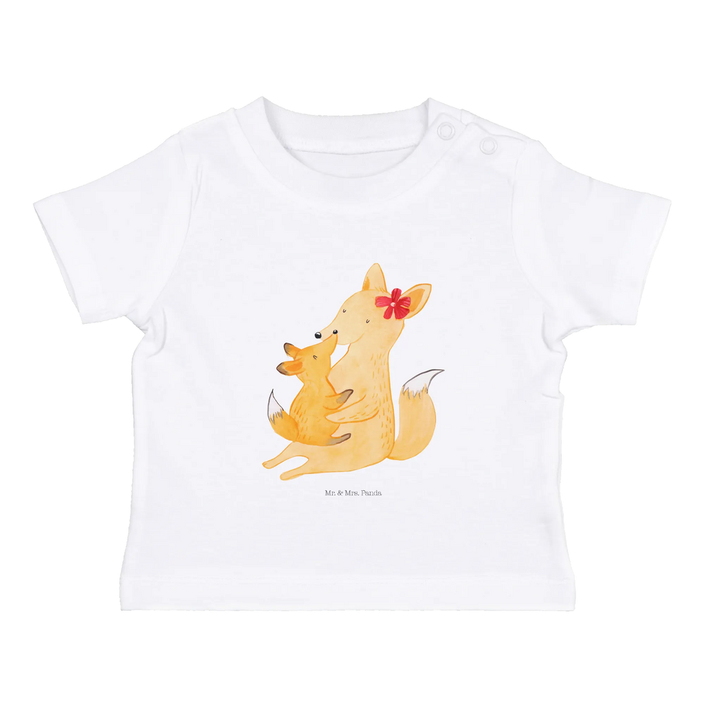 Organic Baby Shirt Fuchs Mama Baby T-Shirt, Jungen Baby T-Shirt, Mädchen Baby T-Shirt, Shirt, Familie, Vatertag, Muttertag, Bruder, Schwester, Mama, Papa, Oma, Opa, Mutter, Tochter, Lieblingstochter, Beste Tochter, Geschenk