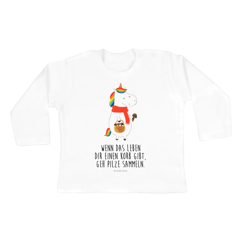 Baby Longsleeve Einhorn Pilz Mädchen, Jungen, Baby, Langarm, Bio, Kleidung, Einhorn, Einhörner, Einhorn Deko, Pegasus, Unicorn, Pilze, Pilzsammler, Motivation, Spruch, Liebeskummer