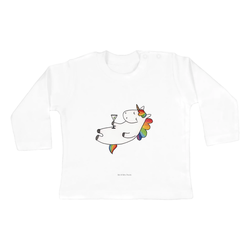 Baby Longsleeve Einhorn Cocktail Mädchen, Jungen, Baby, Langarm, Bio, Kleidung, Einhorn, Einhörner, Einhorn Deko, Pegasus, Unicorn, Party, Spaß, Feiern, Caipirinha, Rum, Cuba Libre, Sekt, Freundin, Geburtstag, lustig, witzig, Spruch, Glitzer