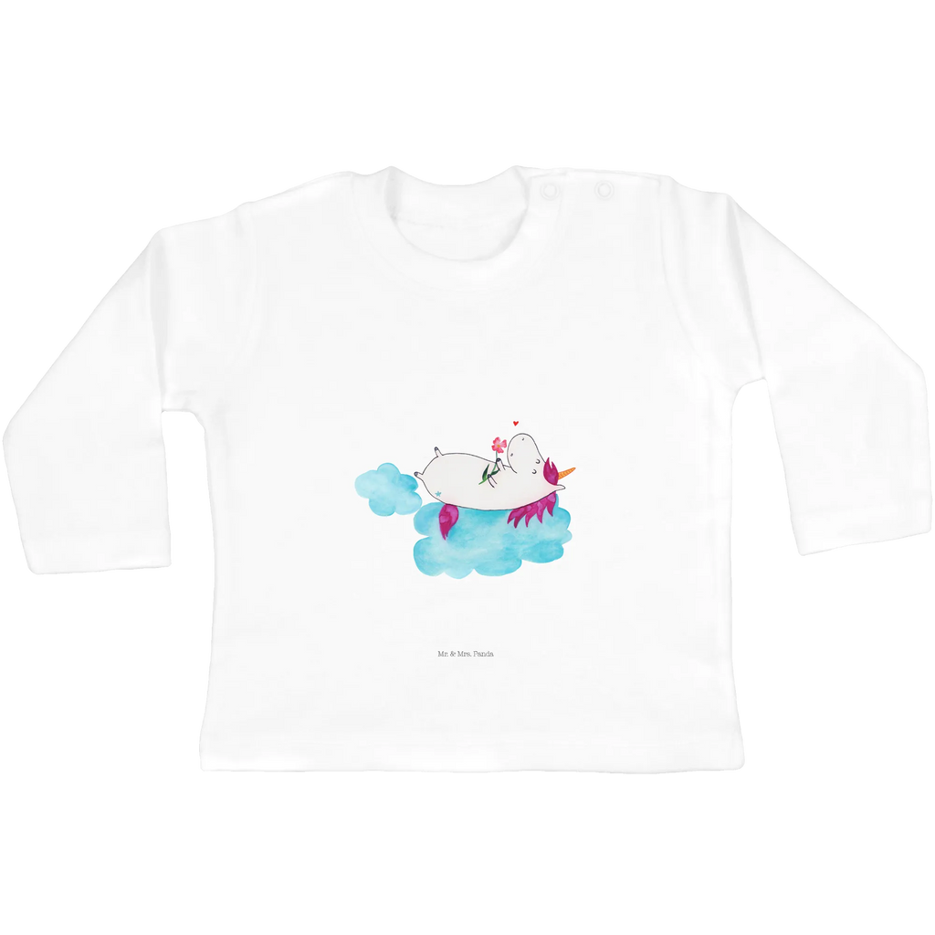 Baby Longsleeve Einhorn verliebt auf Wolke Mädchen, Jungen, Baby, Langarm, Bio, Kleidung, Einhorn, Einhörner, Einhorn Deko, Unicorn, verliebt, Liebe, Liebesbeweis, Freundin, Wolke