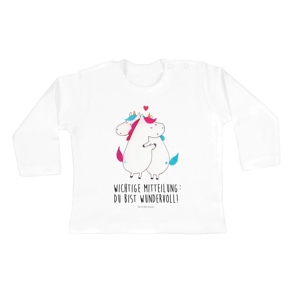 Baby Longsleeve Einhorn Mitteilung Mädchen, Jungen, Baby, Langarm, Bio, Kleidung, Einhorn, Einhörner, Einhorn Deko, Pegasus, Unicorn, Valentinstag, Valentine, Liebe, Geschenk, Partner, Ehe, lustig, witzig, Spruch