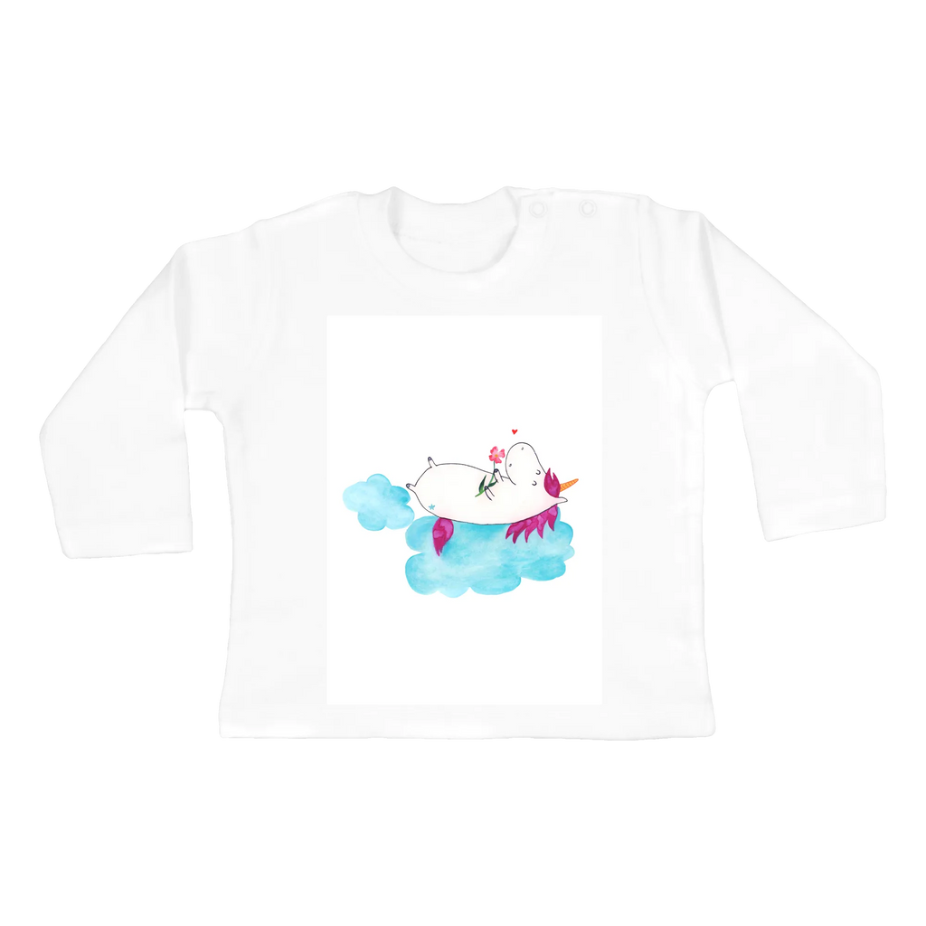 Baby Longsleeve Einhorn verliebt auf Wolke Mädchen, Jungen, Baby, Langarm, Bio, Kleidung, Einhorn, Einhörner, Einhorn Deko, Pegasus, Unicorn, verliebt, Liebe, Liebesbeweis, Freundin, Wolke