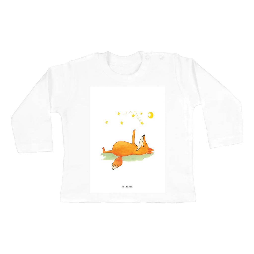 Baby Longsleeve Fuchs Sterne Mädchen, Jungen, Baby, Langarm, Bio, Kleidung, Fuchs, Füchse, tröstende Worte, Spruch positiv, Spruch schön, Romantik, Always Look on the Bright Side of Life