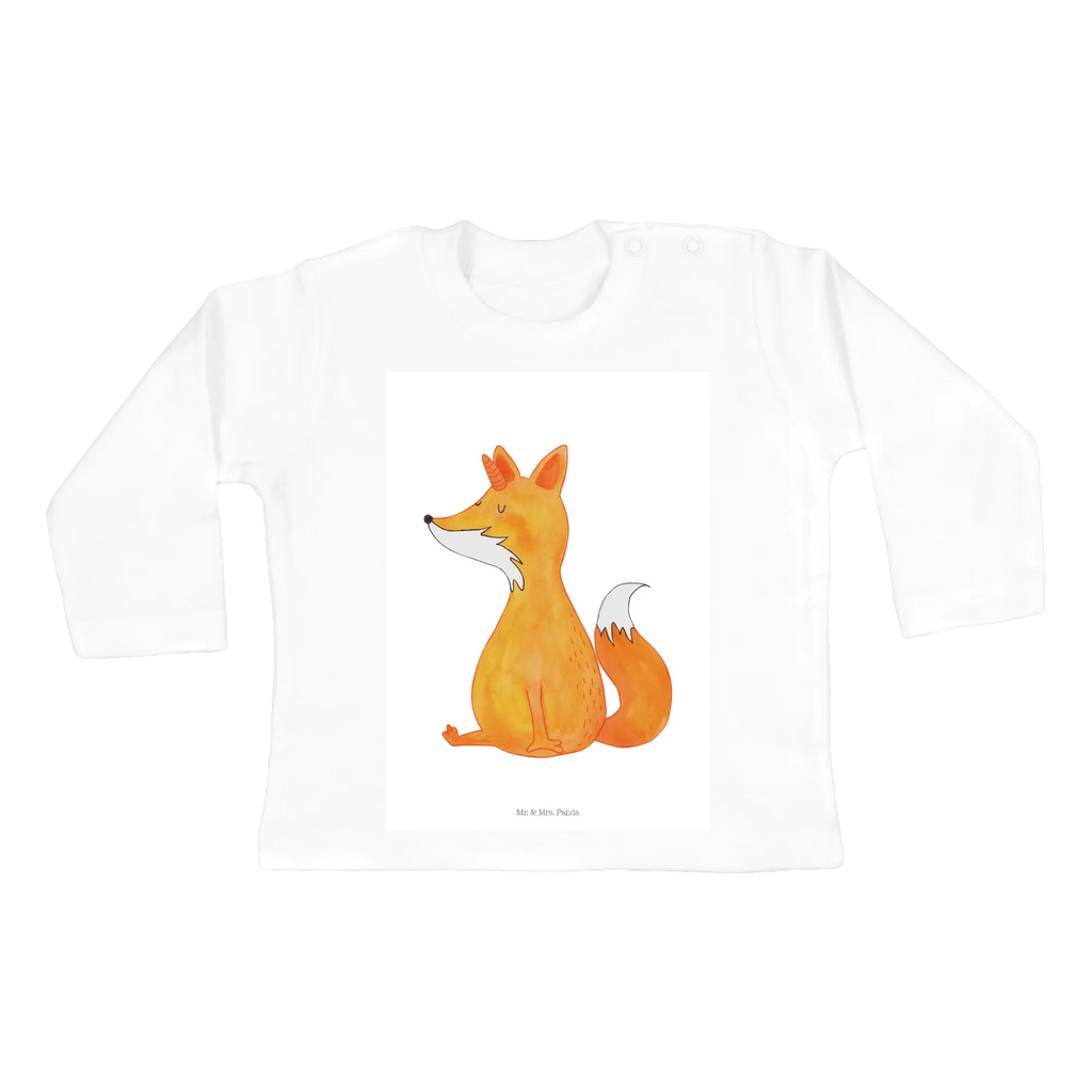 Baby Longsleeve Fuchshörnchen Mädchen, Jungen, Baby, Langarm, Bio, Kleidung, Einhorn, Einhörner, Einhorn Deko, Pegasus, Unicorn, Fuchs, Unicorns, Fuchshörnchen, Fuchshorn, Foxycorn, Füchse