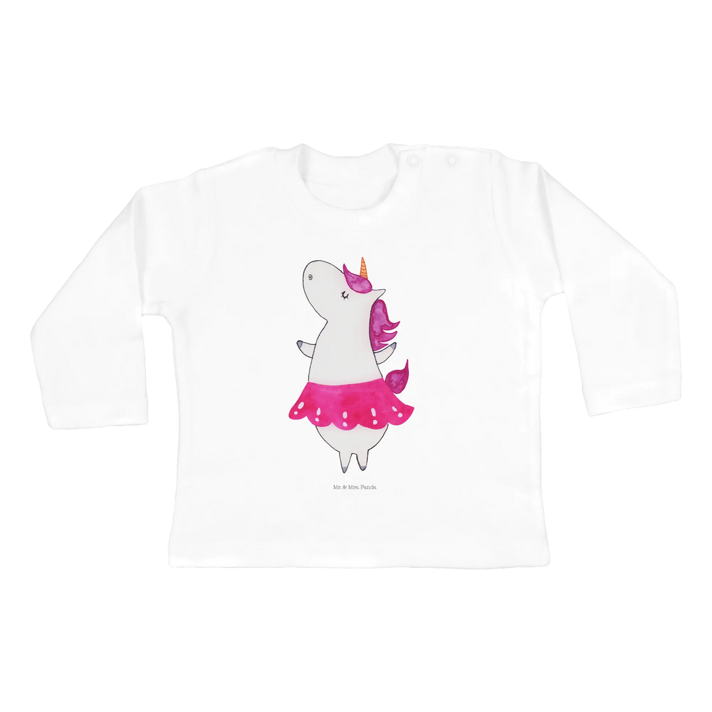 Baby Longsleeve Einhorn Ballerina Mädchen, Jungen, Baby, Langarm, Bio, Kleidung, Einhorn, Einhörner, Einhorn Deko, Pegasus, Unicorn, Tanzen, Ballerina, Party, Wohnung, Spaß, Feiern, Geburtstag, Tänzerin, Lebenslust, Lebensfreude