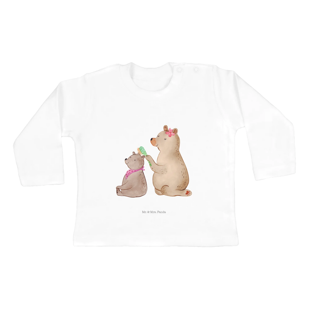 Baby Longsleeve Bär mit Kind Mädchen, Jungen, Baby, Langarm, Bio, Kleidung, Familie, Vatertag, Muttertag, Bruder, Schwester, Mama, Papa, Oma, Opa, Geschenk, Mutti, Mutter