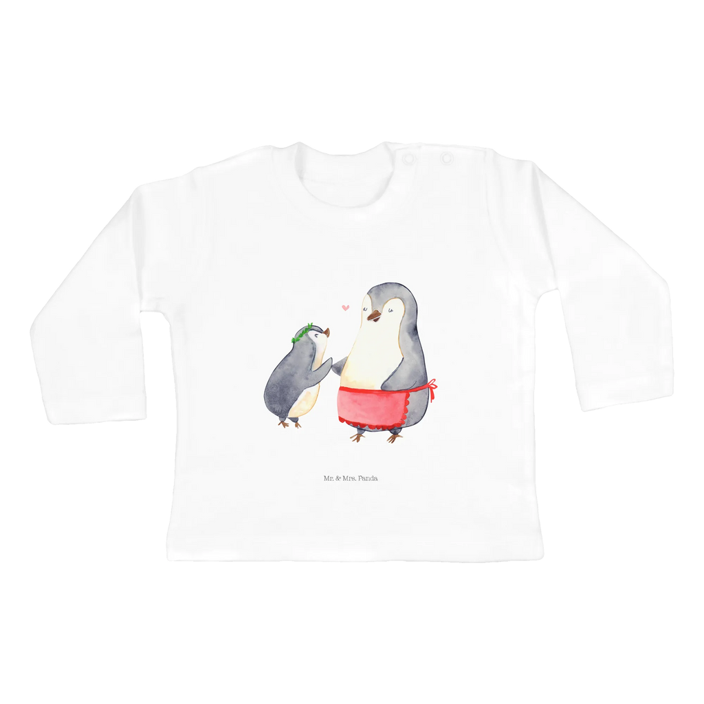 Baby Longsleeve Pinguin mit Kind Mädchen, Jungen, Baby, Langarm, Bio, Kleidung, Familie, Vatertag, Muttertag, Bruder, Schwester, Mama, Papa, Oma, Opa, Geschenk, Mami, Mutti, Mutter, Geburststag