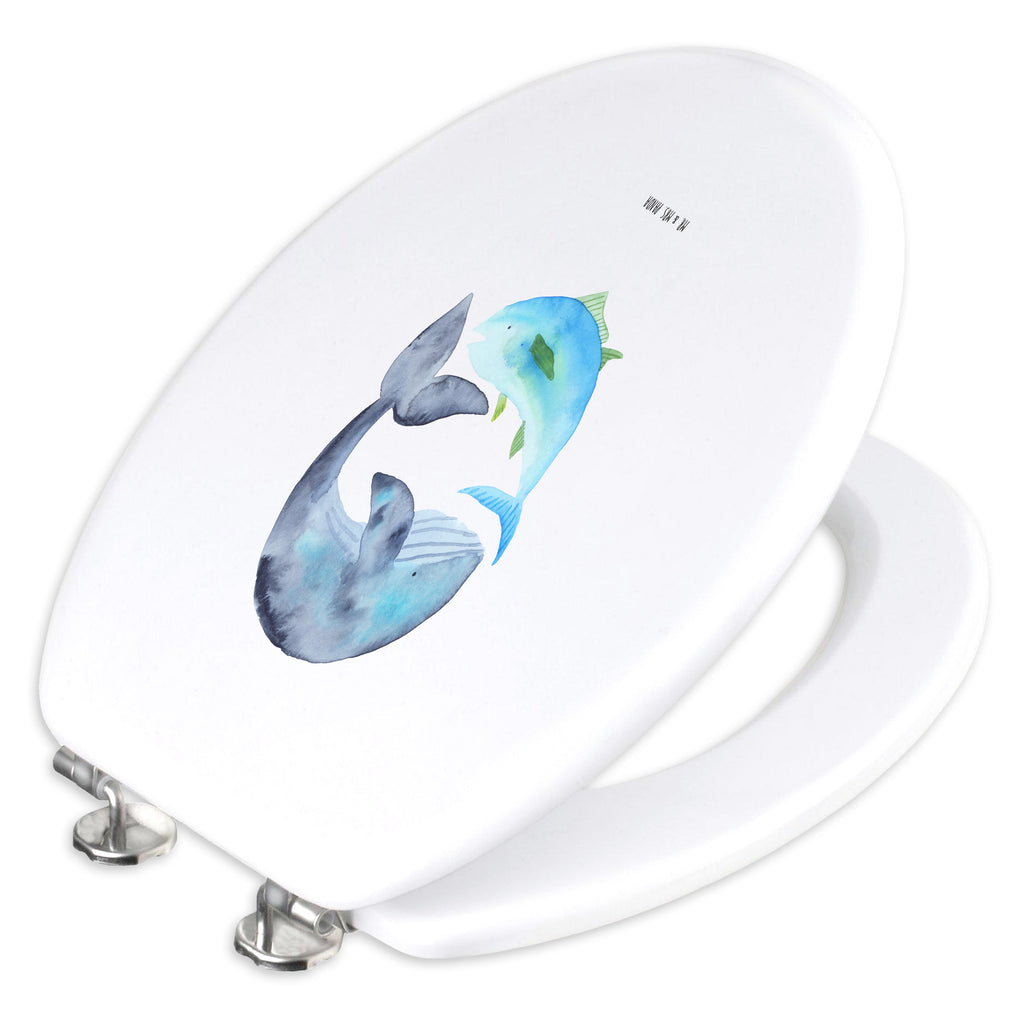 Motiv WC Sitz Walfisch Thunfisch Klobrille, Klodeckel, Toilettendeckel, WC-Sitz, Toilette, Tiermotive, Gute Laune, lustige Sprüche, Tiere, Wal, Wahl, Tunfisch, Wortwitz lustig, Spruch lustig, Flachwitz, Witz, Spruch des Tages, Flachwitz Geschenk