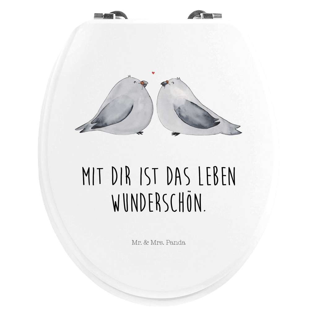 Motiv WC Sitz Turteltauben Liebe Klobrille, Klodeckel, Toilettendeckel, WC-Sitz, Toilette, Liebe, Partner, Freund, Freundin, Ehemann, Ehefrau, Heiraten, Verlobung, Heiratsantrag, Liebesgeschenk, Jahrestag, Hocheitstag, Turteltauben, Turteltäubchen, Tauben, Verliebt, Verlobt, Verheiratet, Geschenk Freundin, Geschenk Freund, Liebesbeweis, Hochzeitstag, Geschenk Hochzeit