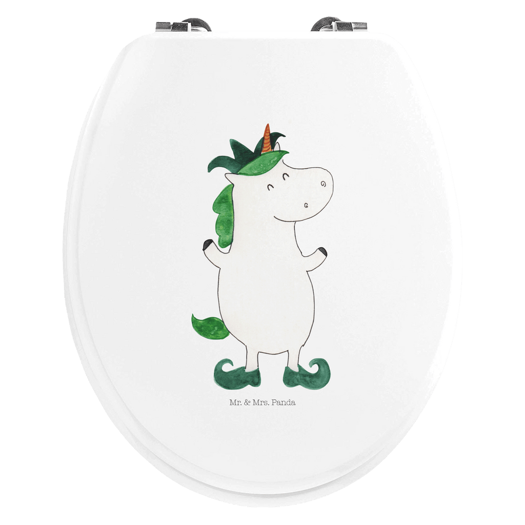 Motiv WC Sitz Einhorn Joker Klobrille, Klodeckel, Toilettendeckel, WC-Sitz, Toilette, Einhorn, Einhörner, Einhorn Deko, Pegasus, Unicorn, Hofnarr, Kasper, Gaukler, Mittelalter