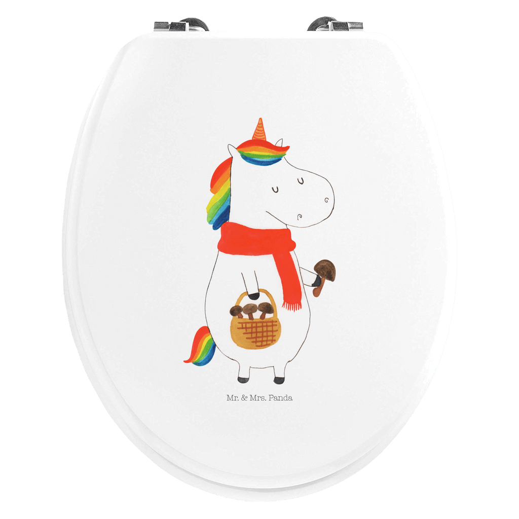 Motiv WC Sitz Einhorn Pilz Klobrille, Klodeckel, Toilettendeckel, WC-Sitz, Toilette, Einhorn, Einhörner, Einhorn Deko, Pegasus, Unicorn, Pilze, Pilzsammler, Motivation, Spruch, Liebeskummer