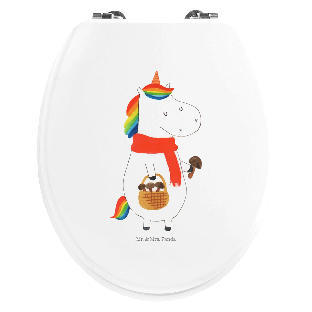 Motiv WC Sitz Einhorn Pilz Klobrille, Klodeckel, Toilettendeckel, WC-Sitz, Toilette, Einhorn, Einhörner, Einhorn Deko, Unicorn, Pilze, Pilzsammler, Motivation, Spruch, Liebeskummer