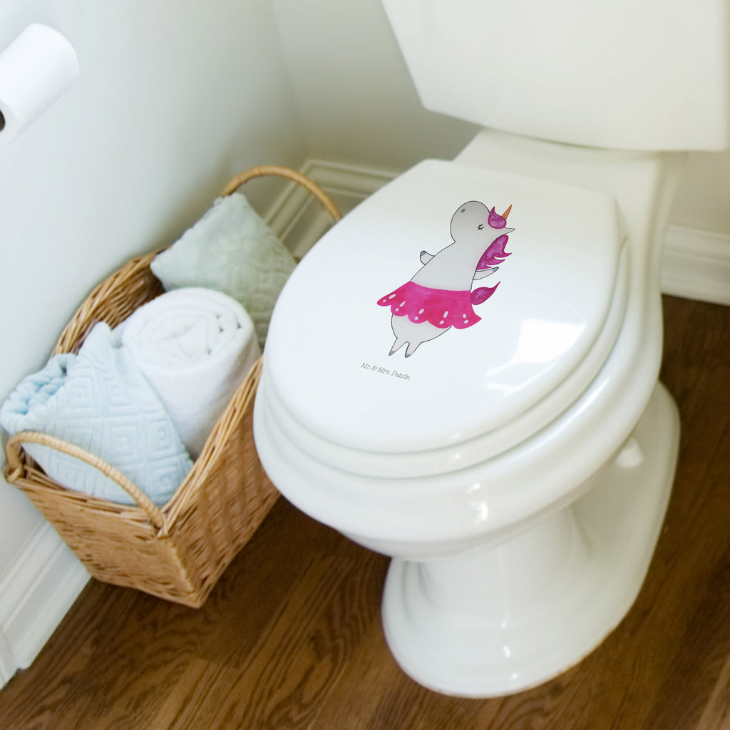 Motiv WC Sitz Einhorn Ballerina Klobrille, Klodeckel, Toilettendeckel, WC-Sitz, Toilette, Einhorn, Einhörner, Einhorn Deko, Pegasus, Unicorn, Tanzen, Ballerina, Party, Wohnung, Spaß, Feiern, Geburtstag, Tänzerin, Lebenslust, Lebensfreude