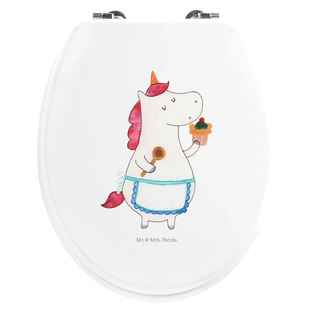 Motiv WC Sitz Einhorn Küche Klobrille, Klodeckel, Toilettendeckel, WC-Sitz, Toilette, Einhorn, Einhörner, Einhorn Deko, Pegasus, Unicorn, backen, Muffin, Motivation, Träumer, träumen, Bäckerin, Hobbykoch, Koch, Torte, Kuchen