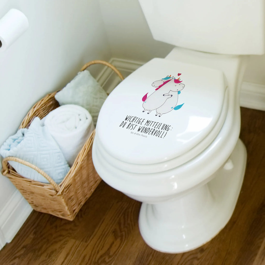 Motiv WC Sitz Einhorn Mitteilung Klobrille, Klodeckel, Toilettendeckel, WC-Sitz, Toilette, Einhorn, Einhörner, Einhorn Deko, Pegasus, Unicorn, Valentinstag, Valentine, Liebe, Geschenk, Partner, Ehe, lustig, witzig, Spruch