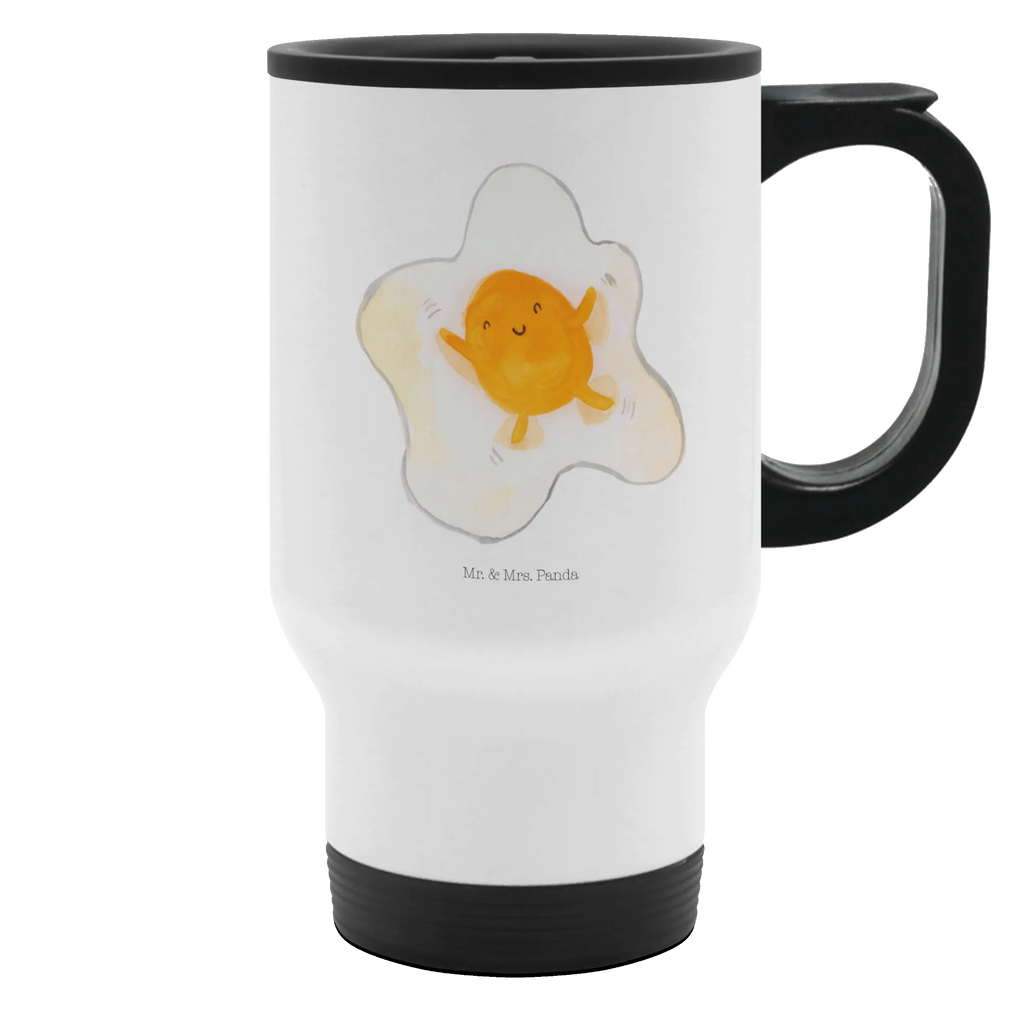 Thermobecher Spiegelei Thermobecher, To Go Becher, Thermotasse, Kaffeebecher, Isolierbecher, Thermobecher To Go, Warmhaltetasse, Edelstahlbecher, Reisebecher, Tasse mit Deckel, Thermobecher für 400 ml, Kaffeetasse zum Mitnehmen, Tasse zum Mitnehmen, Spülmaschinenfest, Tiermotive, Gute Laune, lustige Sprüche, Tiere, Ei, Spiegelei, Schön, Tag, Glücklich, Liebe