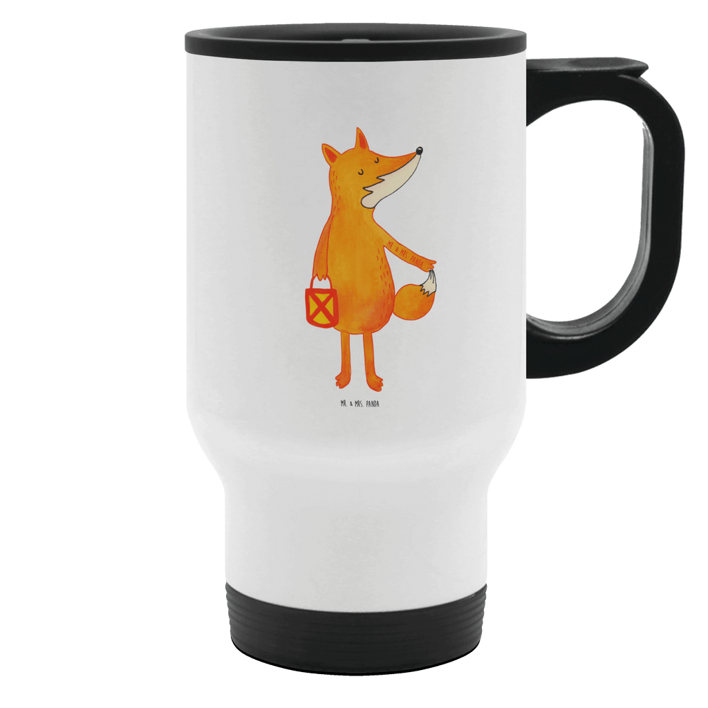 Thermobecher Fuchs Laterne Thermobecher, To Go Becher, Thermotasse, Kaffeebecher, Isolierbecher, Thermobecher To Go, Warmhaltetasse, Edelstahlbecher, Reisebecher, Tasse mit Deckel, Thermobecher für 400 ml, Kaffeetasse zum Mitnehmen, Tasse zum Mitnehmen, Spülmaschinenfest, Fuchs, Füchse, Spruch trösten, Liebeskummer Spruch, Laterne, Sankt Martin, Laternenumzug, Aufmuntern, Cäsar Otto Hugo Flaischlen