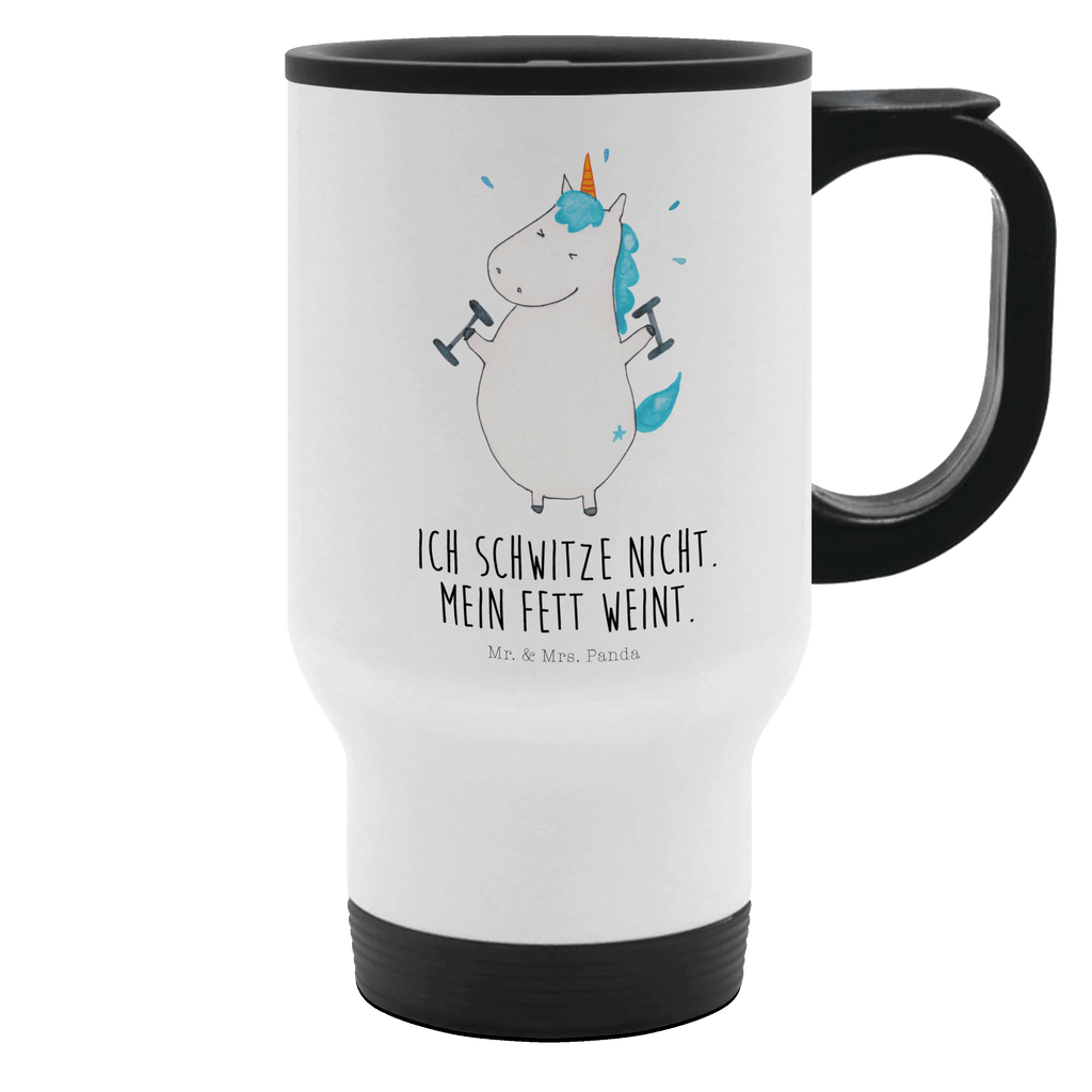 Thermobecher Einhorn Fitness Thermobecher, To Go Becher, Thermotasse, Kaffeebecher, Isolierbecher, Thermobecher To Go, Warmhaltetasse, Edelstahlbecher, Reisebecher, Tasse mit Deckel, Thermobecher für 400 ml, Kaffeetasse zum Mitnehmen, Tasse zum Mitnehmen, Spülmaschinenfest, Einhorn, Einhörner, Einhorn Deko, Pegasus, Unicorn, Gym, Fitness, Fitnessstudio, Diät, Abnehmen, Sport, Pumpen, Geräte, Sixpack