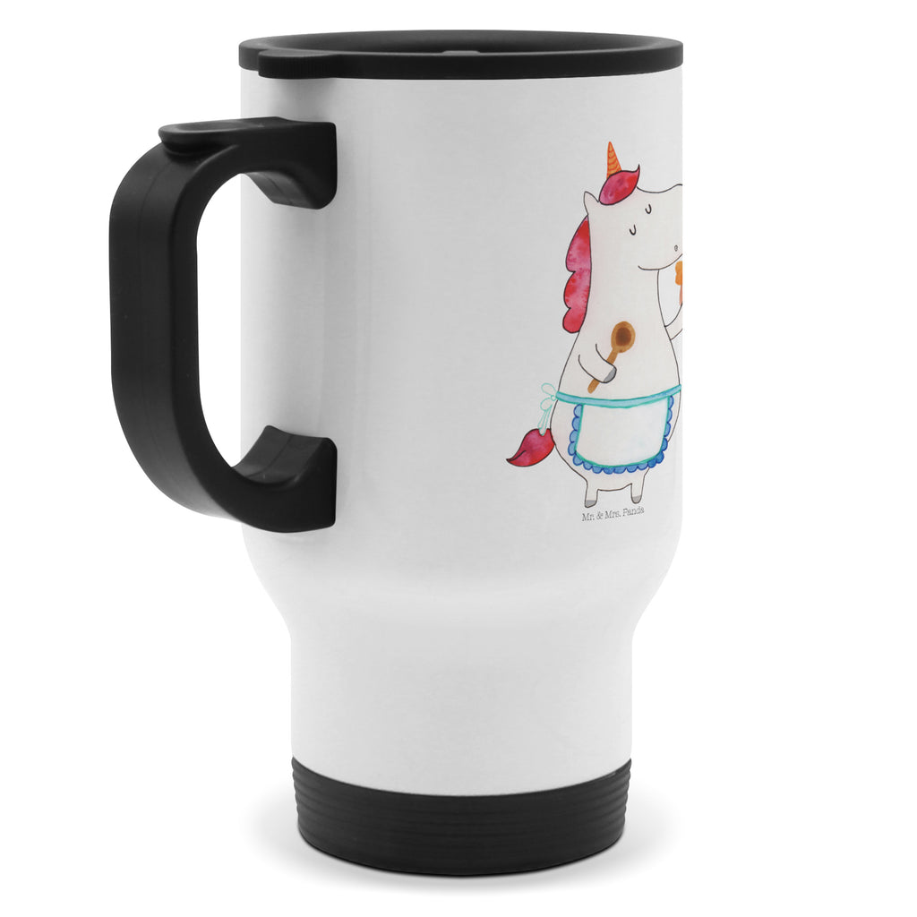 Thermobecher Einhorn Küchenfee Thermobecher, To Go Becher, Thermotasse, Kaffeebecher, Isolierbecher, Thermobecher To Go, Warmhaltetasse, Edelstahlbecher, Reisebecher, Tasse mit Deckel, Thermobecher für 400 ml, Kaffeetasse zum Mitnehmen, Tasse zum Mitnehmen, Spülmaschinenfest, Einhorn, Einhörner, Einhorn Deko, Pegasus, Unicorn, backen, Muffin, Motivation, Träumer, träumen, Bäckerin, Hobbykoch, Koch, Torte, Kuchen