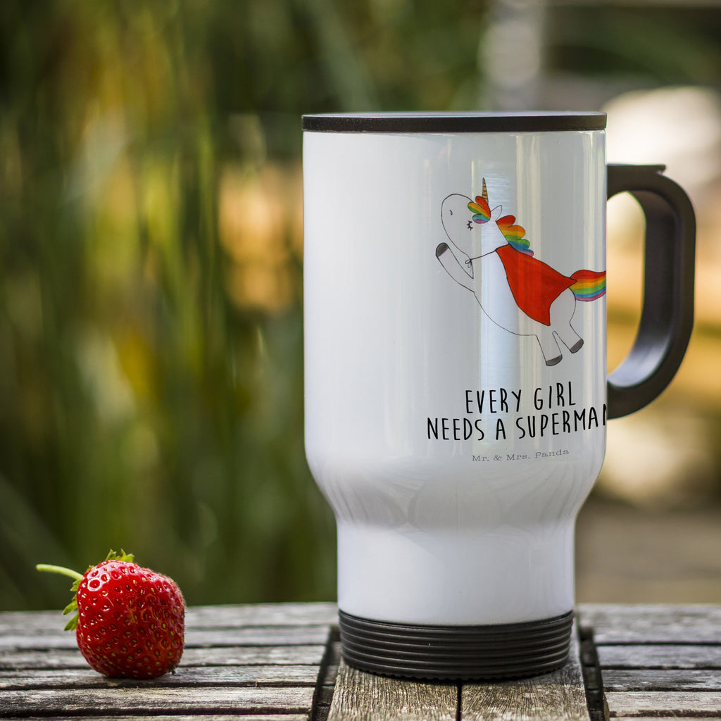 Thermobecher Einhorn Super Thermobecher, To Go Becher, Thermotasse, Kaffeebecher, Isolierbecher, Thermobecher To Go, Warmhaltetasse, Edelstahlbecher, Reisebecher, Tasse mit Deckel, Thermobecher für 400 ml, Kaffeetasse zum Mitnehmen, Tasse zum Mitnehmen, Spülmaschinenfest, Einhorn, Einhörner, Einhorn Deko, Pegasus, Unicorn, Traummann, Superheld, Held, Freundin, Geschenk, Girl, Mädchen