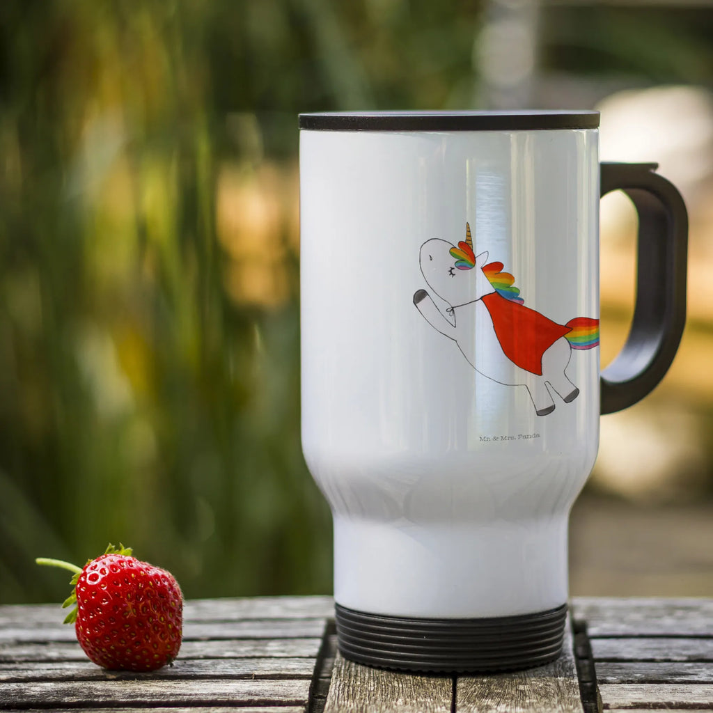 Thermobecher Einhorn Super Thermobecher, To Go Becher, Thermotasse, Kaffeebecher, Isolierbecher, Thermobecher To Go, Warmhaltetasse, Edelstahlbecher, Reisebecher, Tasse mit Deckel, Thermobecher für 400 ml, Kaffeetasse zum Mitnehmen, Tasse zum Mitnehmen, Spülmaschinenfest, Einhorn, Einhörner, Einhorn Deko, Pegasus, Unicorn, Traummann, Superheld, Held, Freundin, Geschenk, Girl, Mädchen